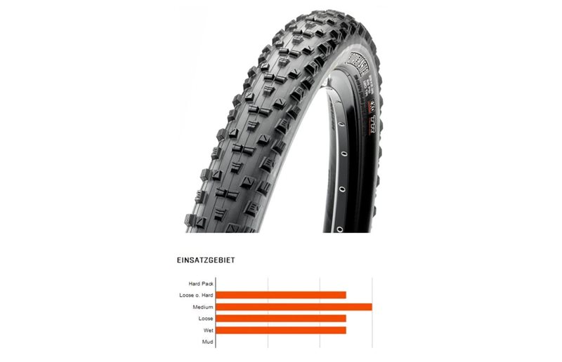 Maxxis Forekaster Folding Tyre 27.5" Dual TR EXO