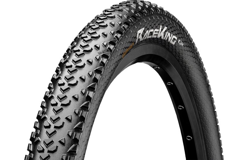 Cykeldæk Continental Race King ShieldWall System TLR 55-559 (26x2.20") sort foldbart
