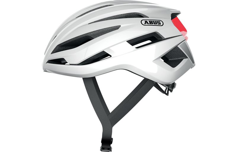Maantiekypärä ABUS StormChaser Race White