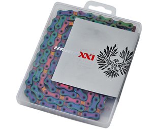 Ketju SRAM PC-XX1 Eagle AXS 12-vaihteinen 126L Rainbow