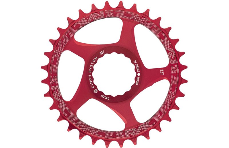 Race Face DM Cinch Chainring 10/11/12-speed Red