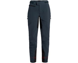 VAUDE Naisten pyöräilyhousut Qimsa II Softshell Pants Women Dark Sea