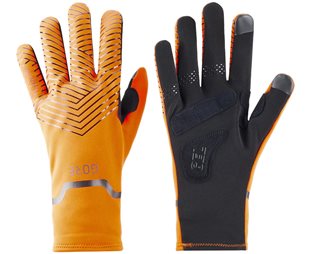 GORE WEAR Pyöräilyhanskat C3 Gore-Tex Infinium Stretch Mid Gloves Fireball/Black