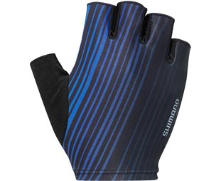 Shimano Airway Short Finger Gloves Kids Blue
