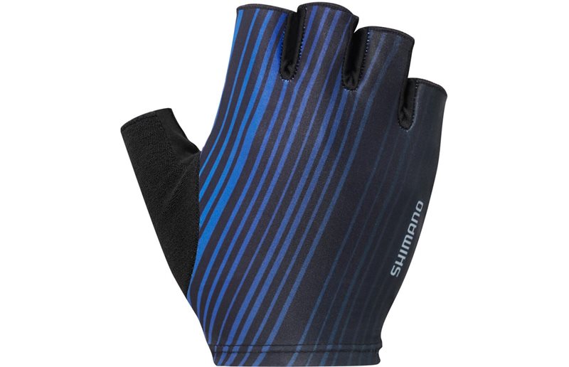 Shimano Airway Short Finger Gloves Kids Blue