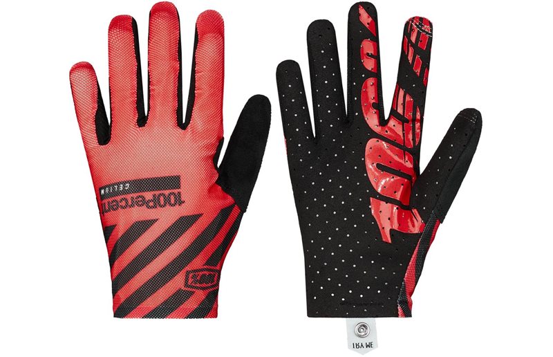 100% Pyöräilyhanskat Celium Gloves Racer Red