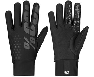 100% Hydromatic Brisker Gloves Black
