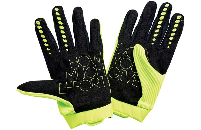 100% Pyöräilyhanskat Geomatic Gloves Fluo Yellow