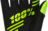 100% R-Core Gloves Fluo Yellow