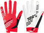 100% R-Core Gloves Racer Red