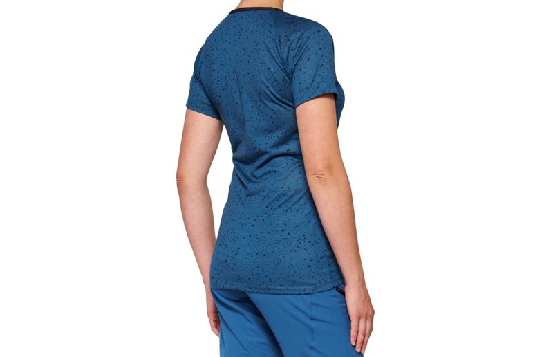 100% Naisten pyöräilypaita Airmatic Womens Jersey Slate Blue