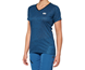 100% Naisten pyöräilypaita Airmatic Womens Jersey Slate Blue