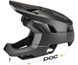 Full Face kypärä POC Otocon Race Mips Uranium Black/Hydrogen White Matt