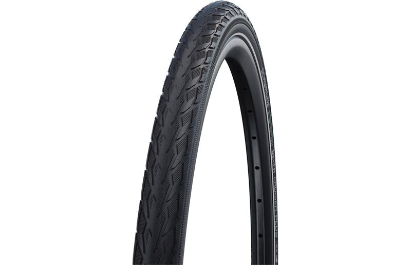 Kaupunki-/Hybridirengas Schwalbe Delta Cruiser Plus Green PunctureGuard