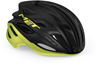 Met Cykelhjelm Racer Road Estro Mips Sort Limegul/Glossy