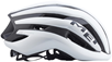 Met Cykelhjälm Racer Road Trenta 3K Carbon Mips White Silver/Matt