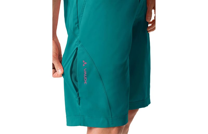VAUDE Naisten pyöräilyshortsit Ledro Shorts Women Wave