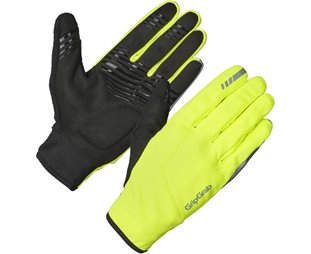 GripGrab Hurricane 2 Vindtäta Vår- Hösthandskar Yellow Hi-Vis