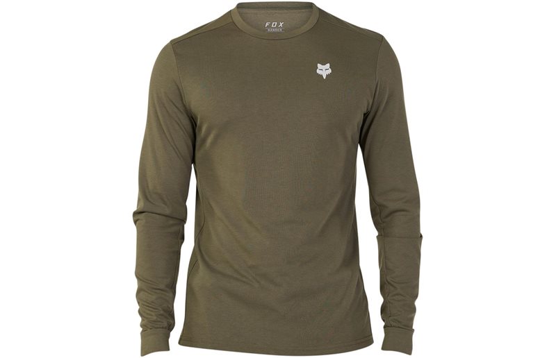 Fox Pyöräilypaita Ranger Drirelease Tred LS Mid Jersey Men Olive Green