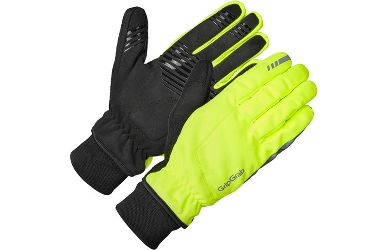 GripGrab Windster 2 Vindtäta Vinterhandskar Yellow Hi-Vis