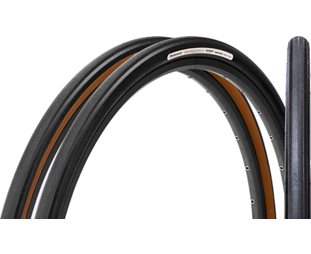 Panaracer Rengas GravelKing Slick Plus Folding Tyre 700x38C TLC Black/Brown