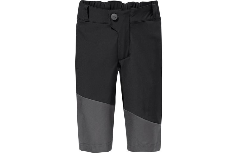 VAUDE Lasten pyöräilyshortsit Moab Stretch Shorts Kids Black