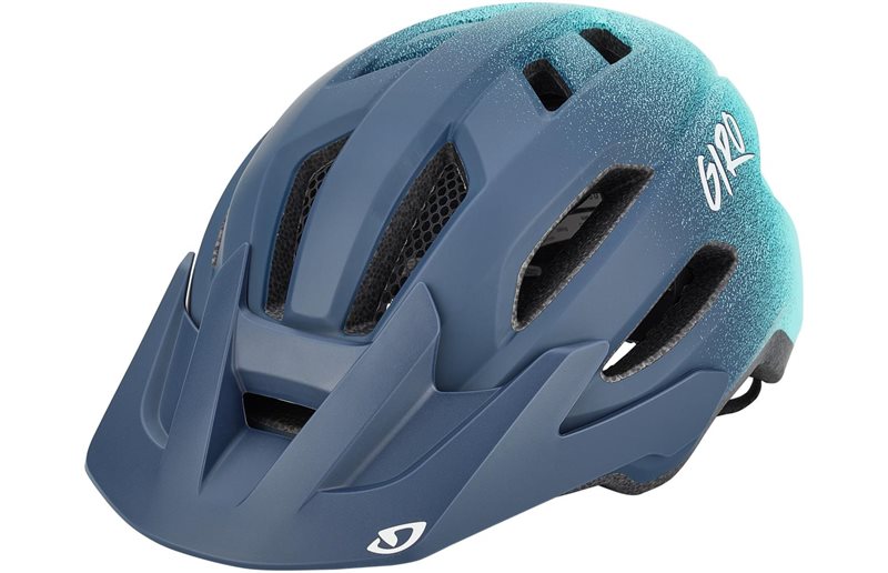 Giro Fixture II Helmet Youth Matte Midn Blue/Screaming Teal