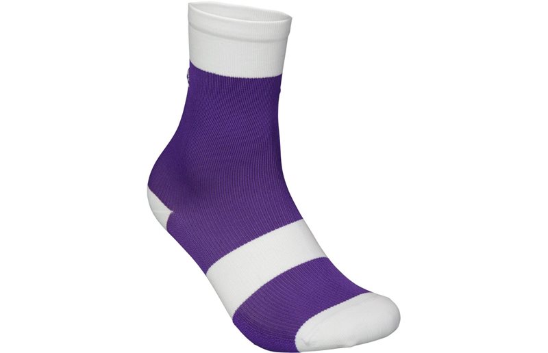 POC Essential MTB Socks Youth Sapphire Purple/Hydrogen White
