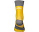 Poc Cykelstrumpor Barn Essential MTB Sock Aventurine Yellow/Sylvanite Grey