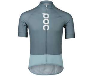 POC Pyöräilypaita Essential Road Logo Jersey Calcite Blue/Mineral Blue