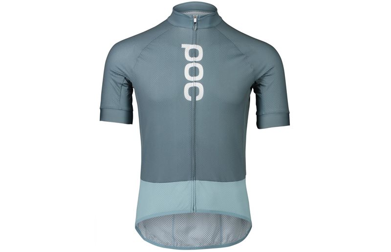 POC Pyöräilypaita Essential Road Logo Jersey Calcite Blue/Mineral Blue