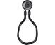ABUS Seinäankkuri WCH + 9mm kätting / 130 cm X-PLUS