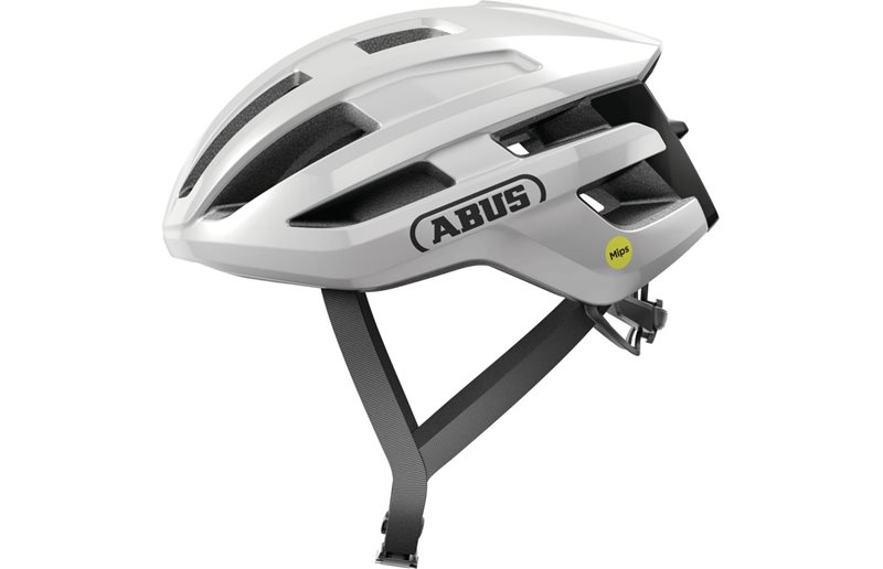 Maantiekypärä ABUS PowerDome Mips Kiiltävä Valkoinen