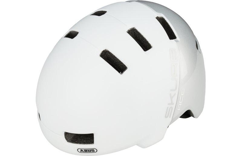 BMX-kypärä ABUS Skurb ACE Hopeavalkoinen