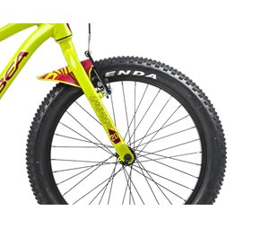 Orbea MX 12 Lime Green-Watermelon Red