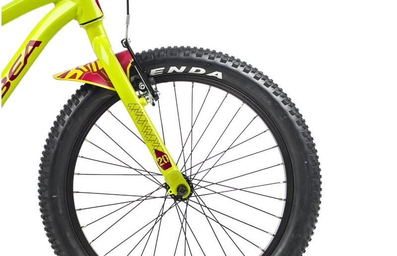 Orbea Lasten pyörä MX 20 Dirt Lime Green-Watermelon Red