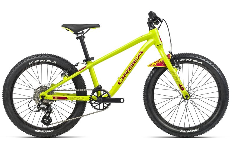 Orbea Lasten pyörä MX 20 TEAM Lime Green-Watermelon Red