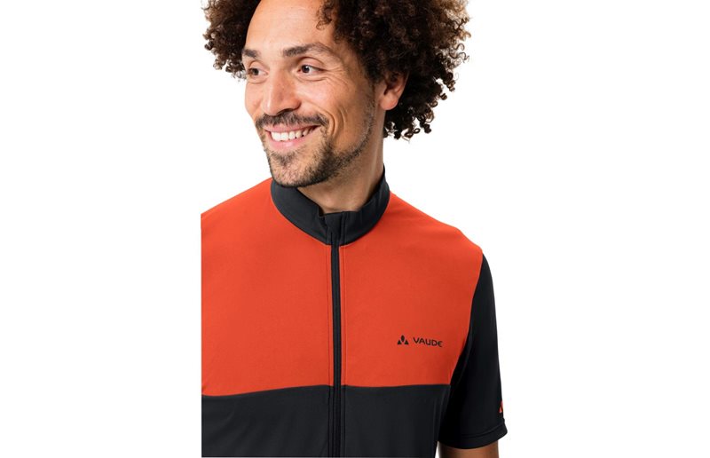 VAUDE Pyöräilypaita Matera Full-Zip Tricot Men Glowing Red