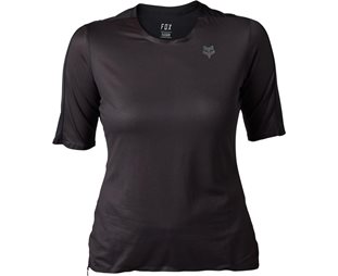 Fox Naisten pyöräilypaita Flexair Ascent SS Jersey Musta