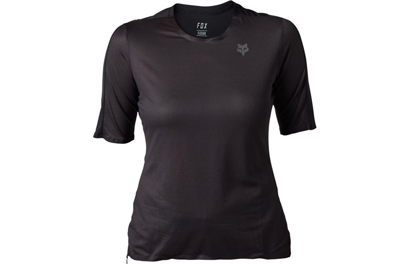 Fox Naisten pyöräilypaita Flexair Ascent SS Jersey Musta