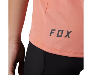 Fox Naisten pyöräilypaita Ranger SS Jersey Head Salmon