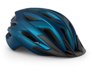 Pyöräilykypärä MET Crossover Blue Metallic Matt