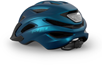 MET Crossover Helmet Blue Metallic Matt