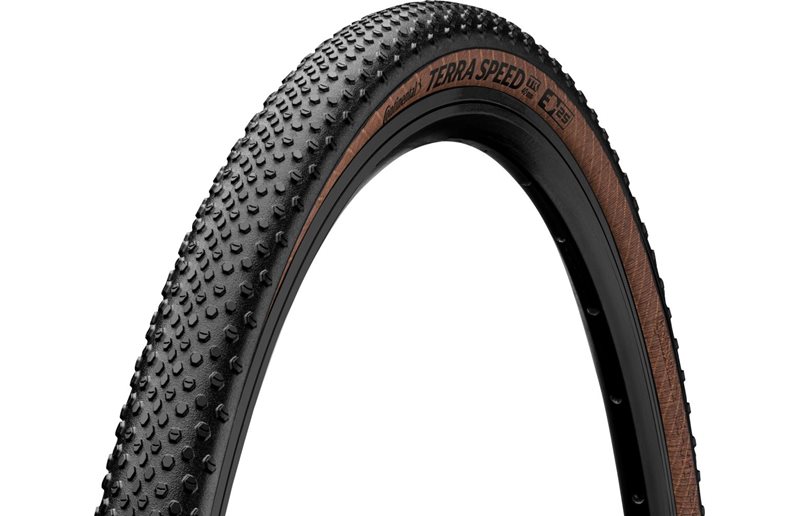 Gravel-rengas Continental Terra Speed ProTection BlackChili TLR 28x1.70" 45-622 Taitettava