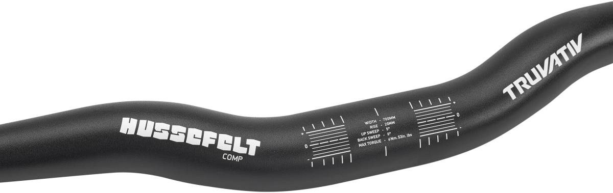 Truvativ Hussefelt Comp 20mm Riser Handlebar 31.8 X 700mm Blast Black
