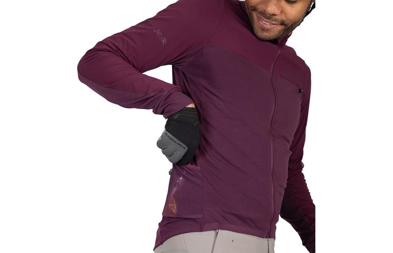 Endura Pyöräilypaita Gv500 L/S Aubergine