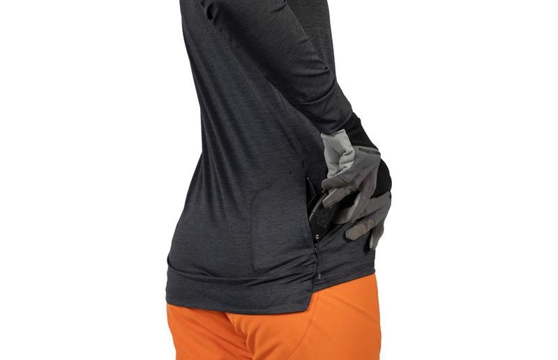 Endura Naisten pyöräilypaita Singletrack L/S Mattgrey
