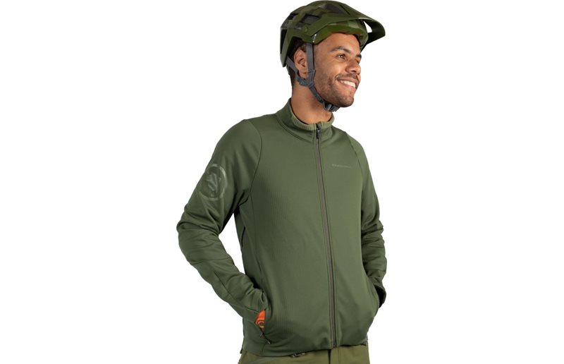 Endura Cykeljacka Singletrack Softshell Ghilliegreen