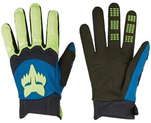 Fox Pyöräilyhanskat Dirtpaw Gloves Youth Maui Blue