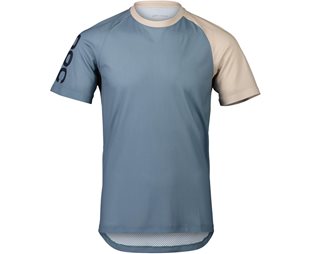 Poc Sykkeltrøye MTB Pure Tee Calcite Blue/Light Sandstone Beige